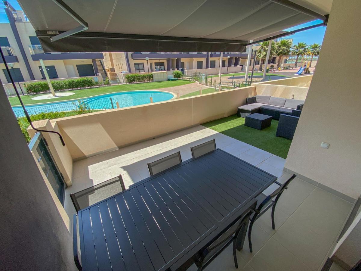 Higuericas 411 - Planta Baja - Vista Piscina - Cerca Playa Lägenhet Pilar de la Horadada Exteriör bild