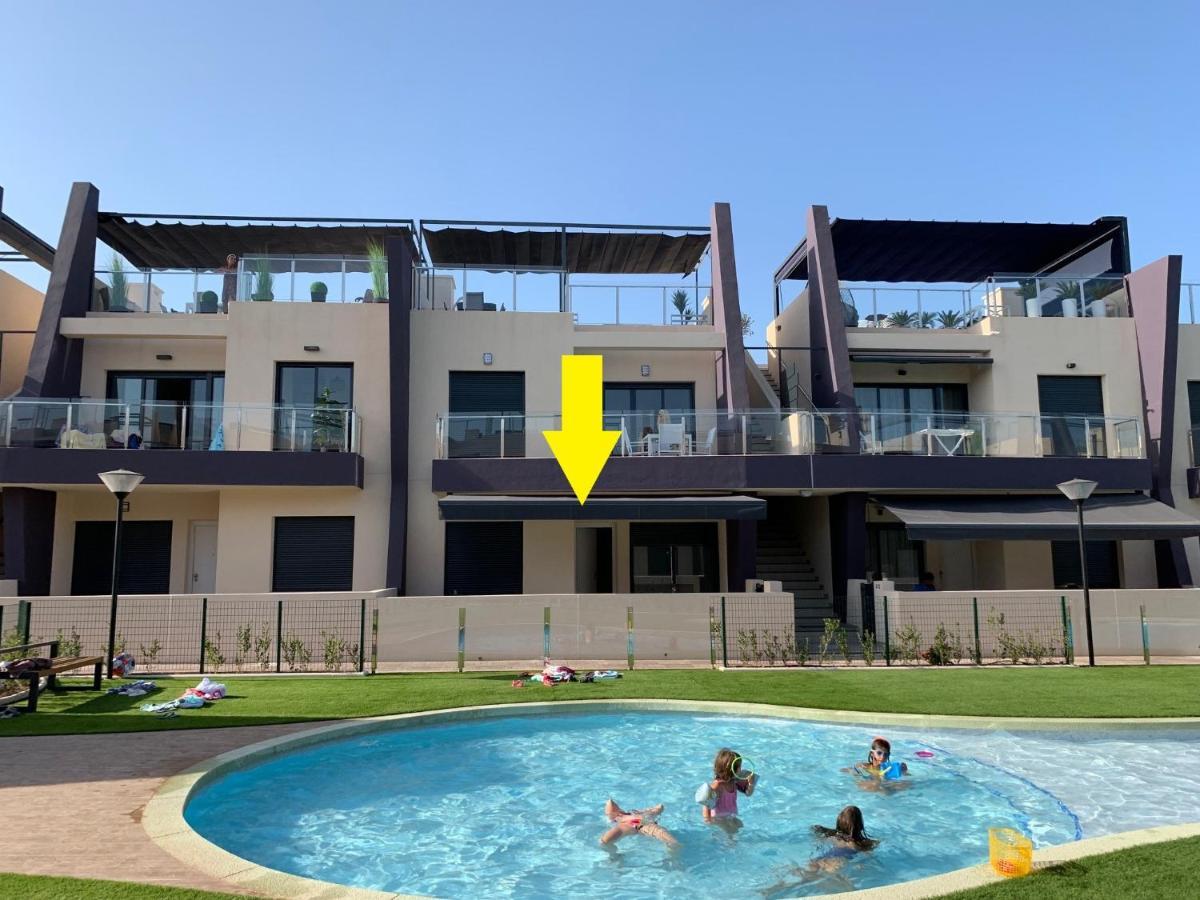 Higuericas 411 - Planta Baja - Vista Piscina - Cerca Playa Lägenhet Pilar de la Horadada Exteriör bild